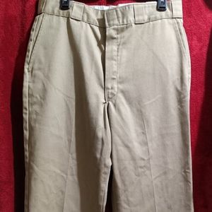 Dickies Khaki Men's Work Pants In Very Good Condition